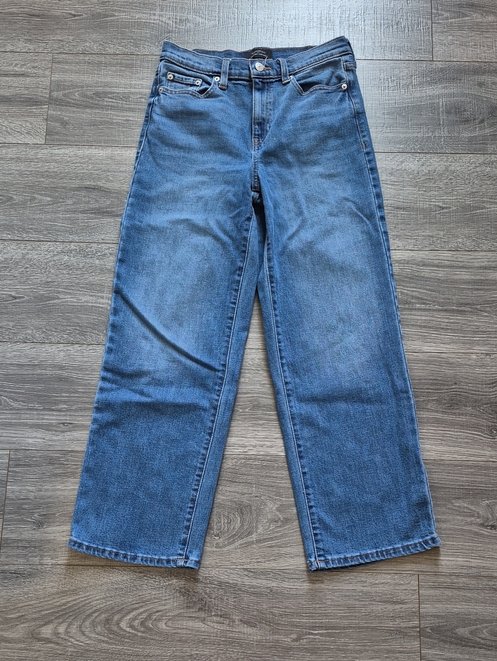 Banana Republic Women's High-Rise Wide-Leg Jeans in Blue